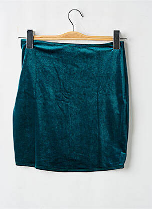 Jupe courte taille élastique vert NELLY femme