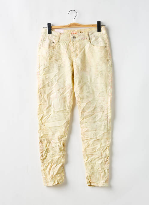 Pantalon slim taille normale taille normale jaune ONADO femme