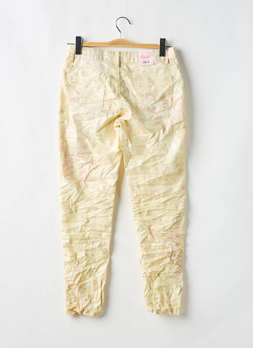 Pantalon slim taille normale taille normale jaune ONADO femme