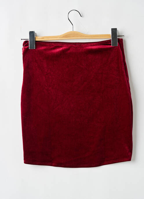 Jupe courte rouge NELLY pour femme