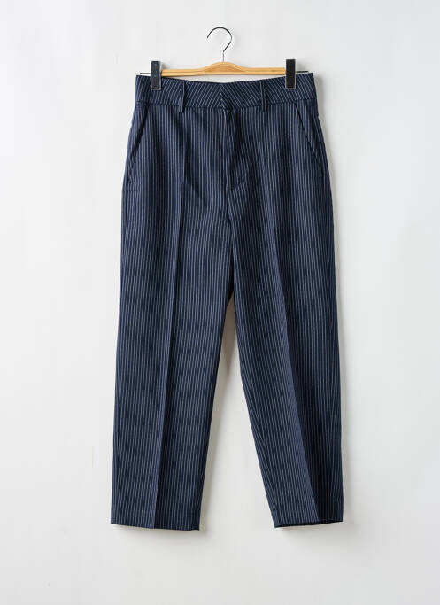 Pantalon droit bleu REIKO pour femme