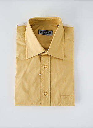 Chemise manches longues manches longues jaune JUMFIL homme