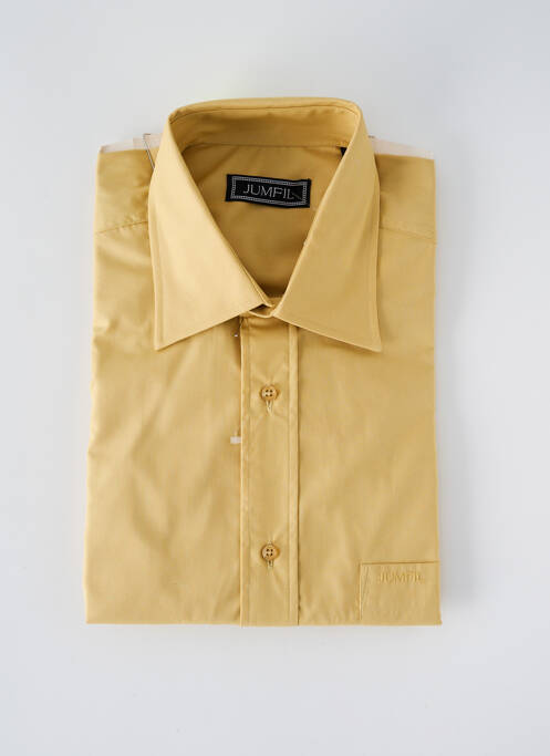 Chemise manches longues jaune JUMFIL pour homme