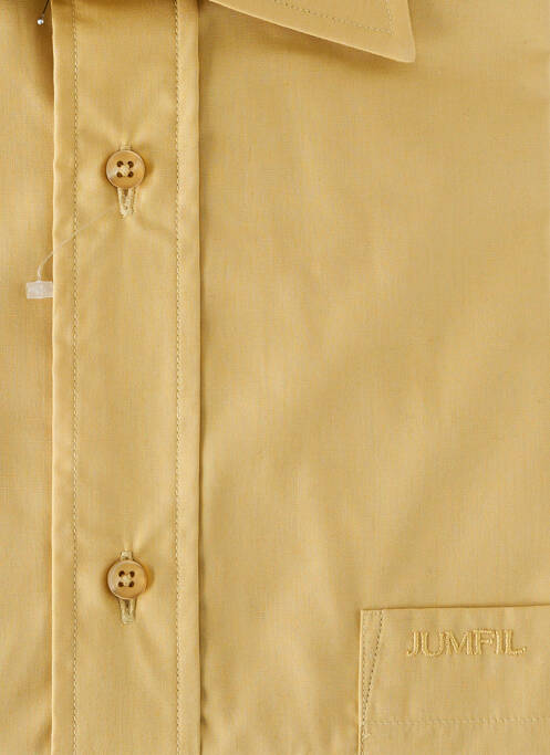 Chemise manches longues jaune JUMFIL pour homme