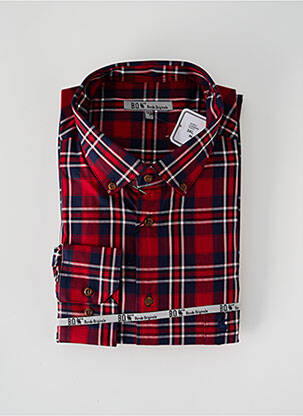 Chemise manches longues manches longues rouge BANDE ORIGINALE homme
