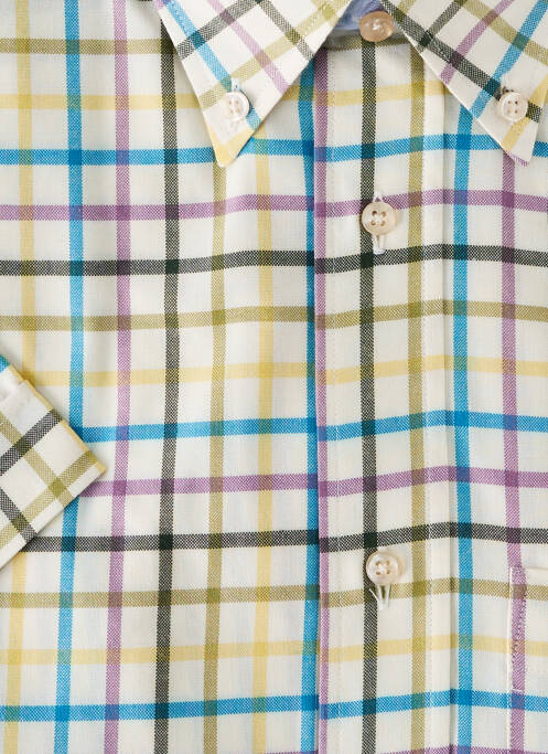 Chemise manches longues beige JUMFIL pour homme