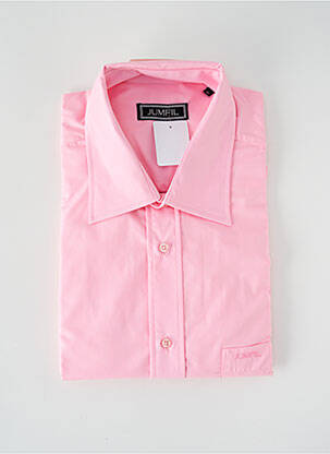 Chemise manches longues rose JUMFIL pour homme