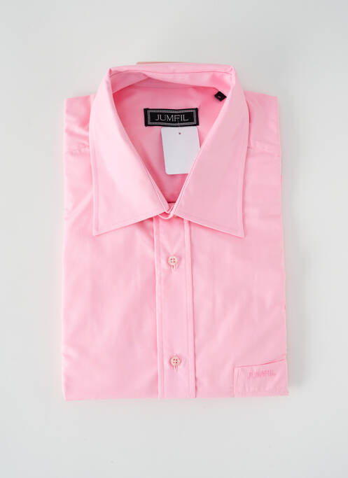 Chemise manches longues rose JUMFIL pour homme