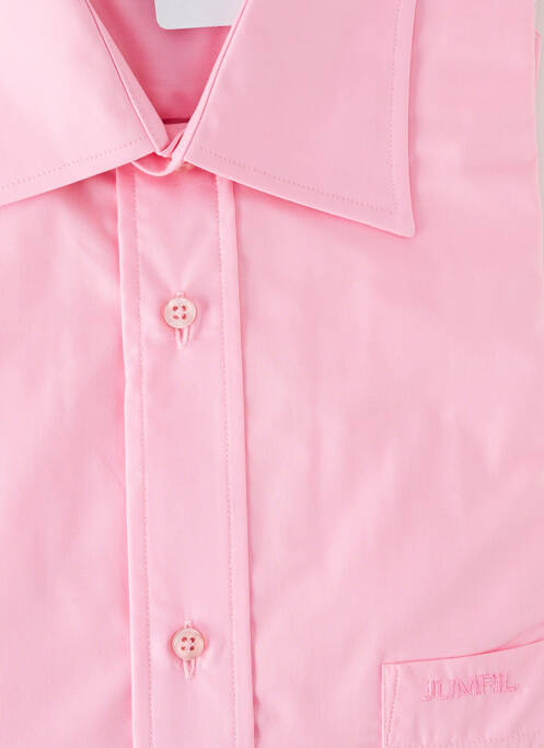 Chemise manches longues rose JUMFIL pour homme