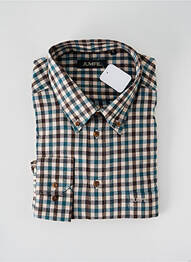Chemise manches longues manches longues marron JUMFIL homme