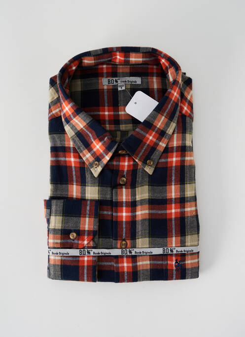 Chemise manches longues orange BANDE ORIGINALE pour homme