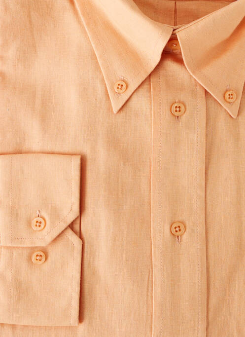 Chemise manches longues orange JUMFIL pour homme