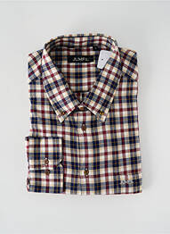Chemise manches longues poches bleu JUMFIL homme