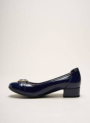 Ballerines carré talon plat jusqu'à 3cm bleu SABRINAS femme