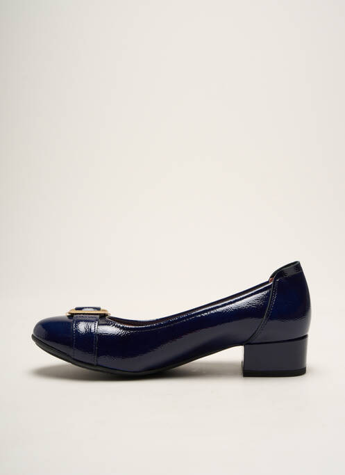 Ballerines carré talon plat jusqu'à 3cm bleu SABRINAS femme