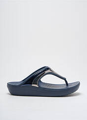 Tongs bleu CROCS pour femme seconde vue