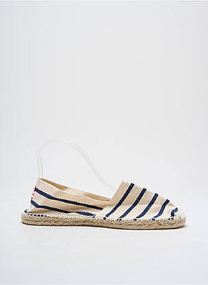 Espadrilles bout rond talon plat jusqu'à 3cm bleu TBS femme
