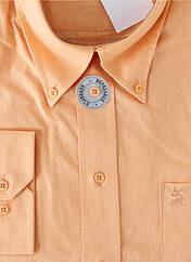 Chemise manches longues orange JUMFIL pour homme seconde vue