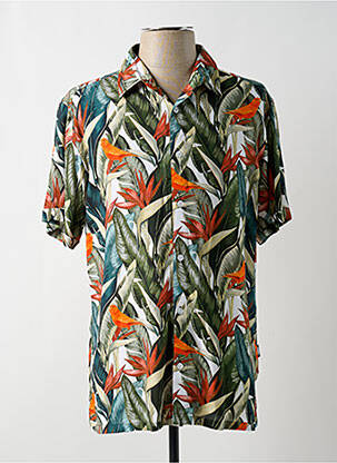 Chemise manches courtes imprimé tie and dye vert LEE COOPER homme