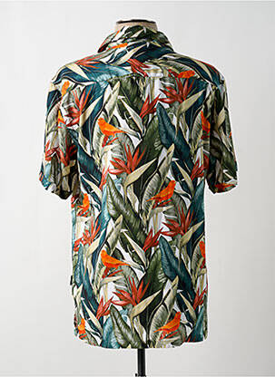 Chemise manches courtes imprimé tie and dye vert LEE COOPER homme