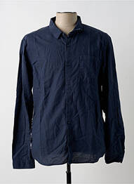 Chemise manches longues manches longues bleu TEDDY SMITH homme