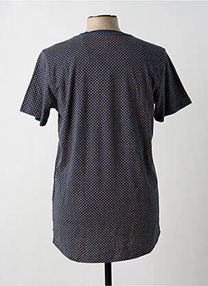 T-shirt coupe cintrée manches courtes bleu TEDDY SMITH homme