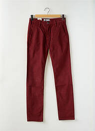 Pantalon chino poches taille normale rouge LEE COOPER homme