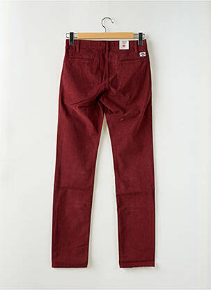 Pantalon chino poches taille normale rouge LEE COOPER homme
