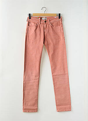 Jeans coupe slim stretch taille basse orange LEE COOPER homme