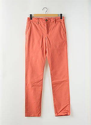 Pantalon chino stretch taille normale orange LEE COOPER homme