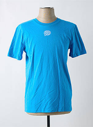 T-shirt bleu ADISHATZ pour homme