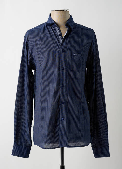 Chemise manches longues bleu C17 pour homme