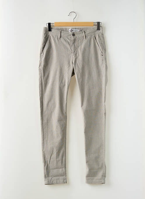 Pantalon chino gris LEE COOPER pour homme