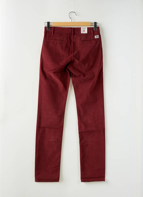 Pantalon chino rouge LEE COOPER pour homme