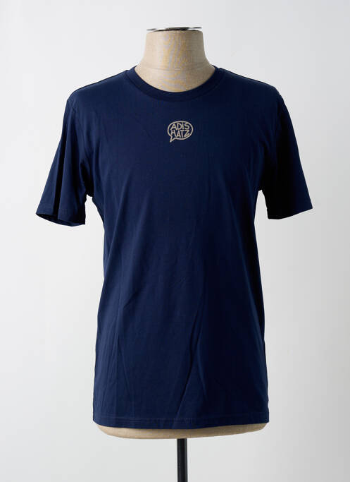 T-shirt bleu ADISHATZ pour homme