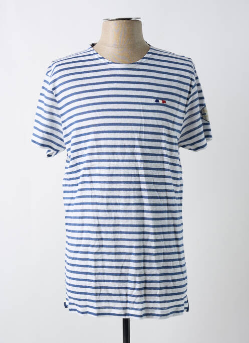 T-shirt bleu LA MARINIÈRE FRANÇAISE pour homme