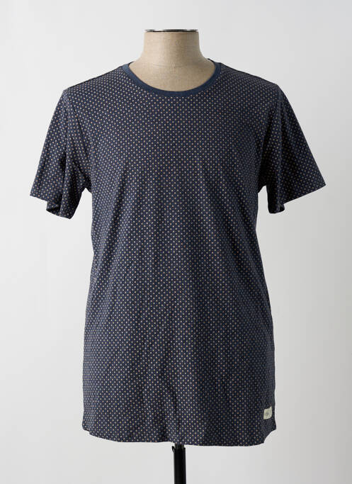 T-shirt bleu TEDDY SMITH pour homme