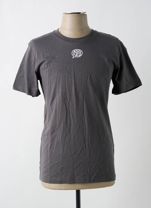 T-shirt gris ADISHATZ pour homme