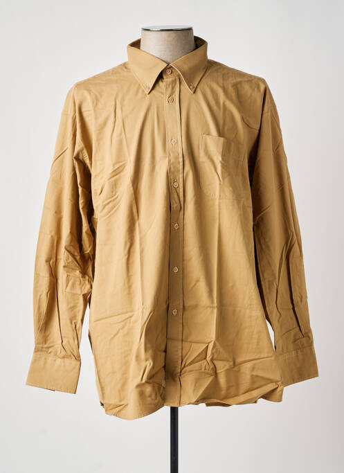 Chemise manches longues manches longues beige JUMFIL homme