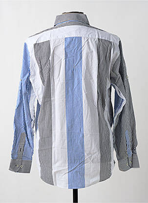 Chemise manches longues poches bleu JUMFIL homme