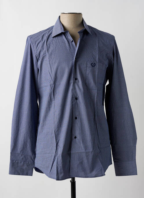 Chemise manches longues bleu JUMFIL pour homme