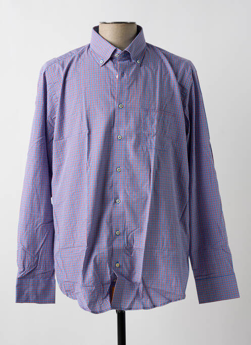 Chemise manches longues bleu REDMOND pour homme