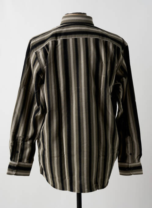 Chemise manches longues vert CAP 10 TEN pour homme