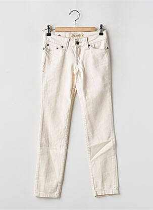 Jeans coupe slim poches beige TEDDY SMITH fille