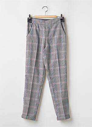 Pantalon chino taille élastique taille élastique gris TEDDY SMITH fille