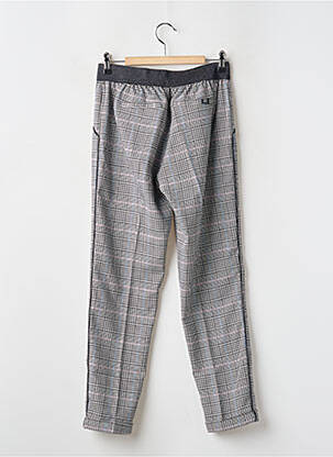 Pantalon chino taille élastique taille élastique gris TEDDY SMITH fille