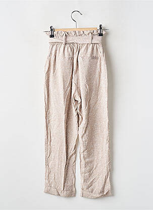 Pantalon droit coupe droite taille élastique beige TEDDY SMITH fille