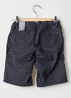 Bermuda tissage popeline taille ajustable bleu TEDDY SMITH garçon