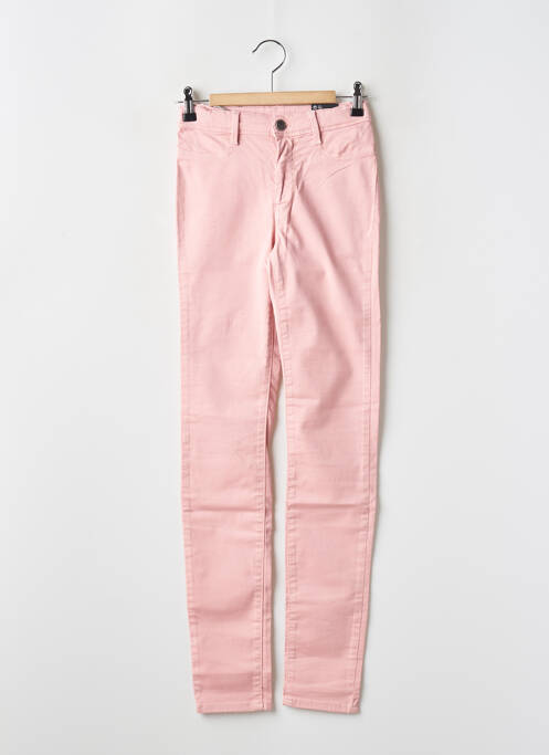 Jegging poches taille ajustable rose TEDDY SMITH fille