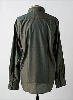 Chemise manches longues manches longues vert ETERNA homme